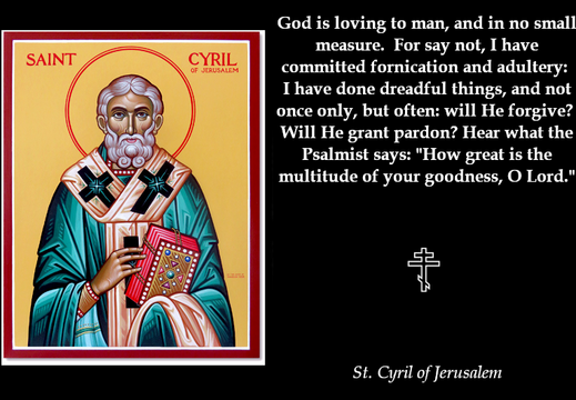 St. Cyril of Jerusalem